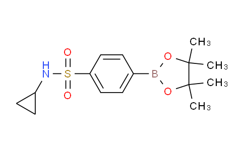 n-Cyclopropyl-4-(4,4,5,5-tetramethyl-1,3,2-dioxaborolan-2-yl)benzenesulfonamide