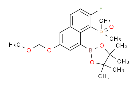 BP30380 | 2874192-66-0 | (2-Fluoro-6-(methoxymethoxy)-8-(4,4,5,5-tetramethyl-1,3,2-dioxaborolan-2-yl)naphthalen-1-yl)dimethylphosphine oxide