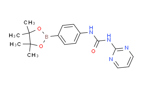 1-(Pyrimidin-2-yl)-3-(4-(4,4,5,5-tetramethyl-1,3,2-dioxaborolan-2-yl)phenyl)urea