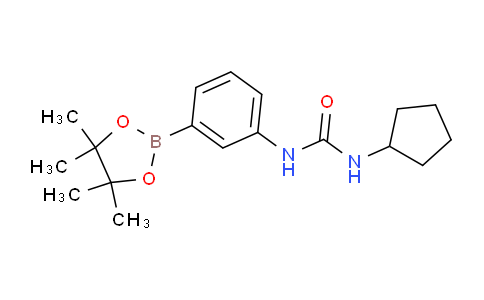 1-Cyclopentyl-3-(3-(4,4,5,5-tetramethyl-1,3,2-dioxaborolan-2-yl)phenyl)urea