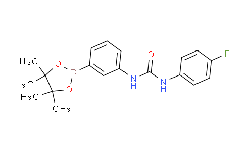 1-(4-Fluorophenyl)-3-(3-(4,4,5,5-tetramethyl-1,3,2-dioxaborolan-2-yl)phenyl)urea