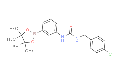 1-(4-Chlorobenzyl)-3-(3-(4,4,5,5-tetramethyl-1,3,2-dioxaborolan-2-yl)phenyl)urea