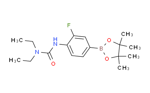 1,1-Diethyl-3-(2-fluoro-4-(4,4,5,5-tetramethyl-1,3,2-dioxaborolan-2-yl)phenyl)urea