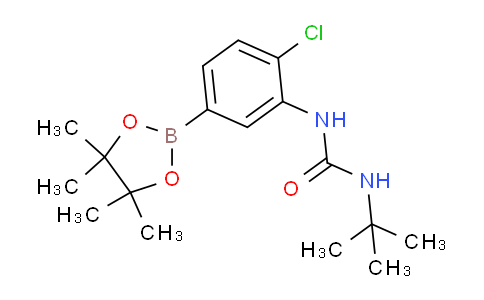 1-(Tert-butyl)-3-(2-chloro-5-(4,4,5,5-tetramethyl-1,3,2-dioxaborolan-2-yl)phenyl)urea