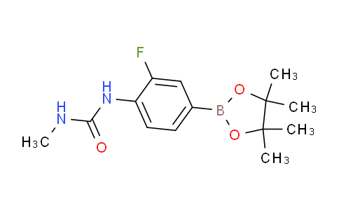 1-(2-Fluoro-4-(4,4,5,5-tetramethyl-1,3,2-dioxaborolan-2-yl)phenyl)-3-methylurea