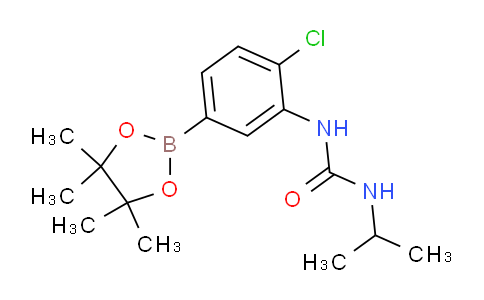 1-(2-Chloro-5-(4,4,5,5-tetramethyl-1,3,2-dioxaborolan-2-yl)phenyl)-3-isopropylurea
