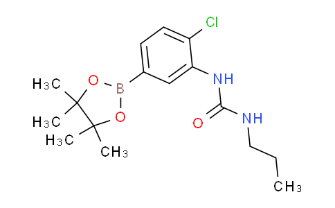 1-(2-Chloro-5-(4,4,5,5-tetramethyl-1,3,2-dioxaborolan-2-yl)phenyl)-3-propylurea