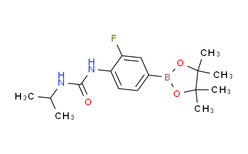 1-(2-Fluoro-4-(4,4,5,5-tetramethyl-1,3,2-dioxaborolan-2-yl)phenyl)-3-isopropylurea