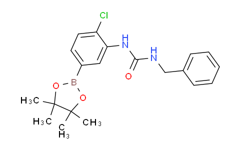 1-Benzyl-3-(2-chloro-5-(4,4,5,5-tetramethyl-1,3,2-dioxaborolan-2-yl)phenyl)urea