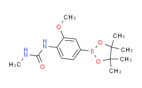 1-(2-Methoxy-4-(4,4,5,5-tetramethyl-1,3,2-dioxaborolan-2-yl)phenyl)-3-methylurea