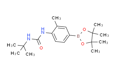 1-(Tert-butyl)-3-(2-methyl-4-(4,4,5,5-tetramethyl-1,3,2-dioxaborolan-2-yl)phenyl)urea