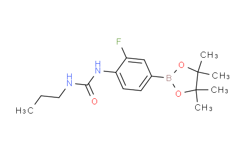 1-(2-Fluoro-4-(4,4,5,5-tetramethyl-1,3,2-dioxaborolan-2-yl)phenyl)-3-propylurea