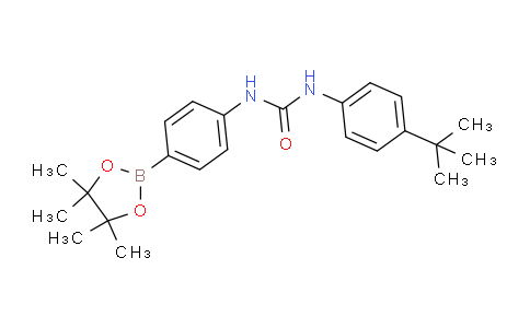 1-(4-(Tert-butyl)phenyl)-3-(4-(4,4,5,5-tetramethyl-1,3,2-dioxaborolan-2-yl)phenyl)urea
