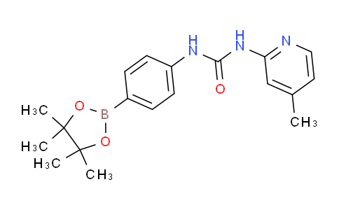 1-(4-Methylpyridin-2-yl)-3-(4-(4,4,5,5-tetramethyl-1,3,2-dioxaborolan-2-yl)phenyl)urea