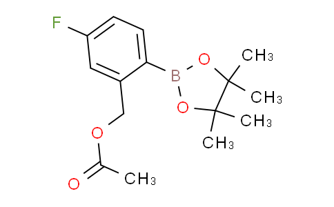 BP30454 | 2142562-01-2 | 5-Fluoro-2-(4,4,5,5-tetramethyl-1,3,2-dioxaborolan-2-yl)benzyl acetate