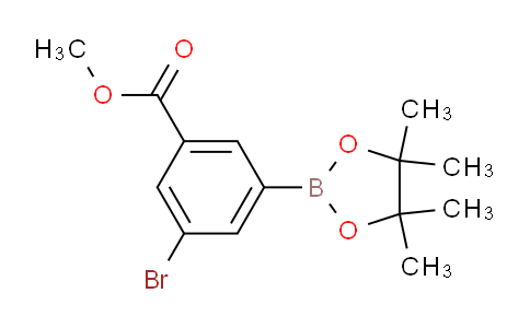 Methyl 3-bromo-5-(4,4,5,5-tetramethyl-1,3,2-dioxaborolan-2-yl)benzoate
