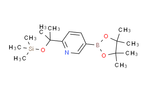 BP30479 | 1228014-10-5 | 5-(4,4,5,5-Tetramethyl-1,3,2-dioxaborolan-2-yl)-2-(2-((trimethylsilyl)oxy)propan-2-yl)pyridine