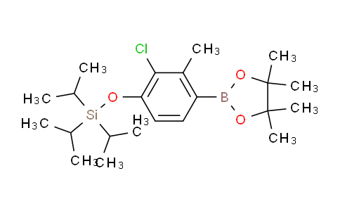 BP30481 | 1799612-13-7 | [2-Chloro-3-methyl-4-(4,4,5,5-tetramethyl-1,3,2-dioxaborolan-2-yl)phenoxy]triisopropylsilane