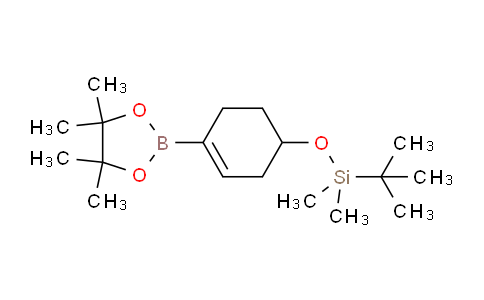 tert-Butyldimethyl((4-(4,4,5,5-tetramethyl-1,3,2-dioxaborolan-2-yl)cyclohex-3-en-1-yl)oxy)silane