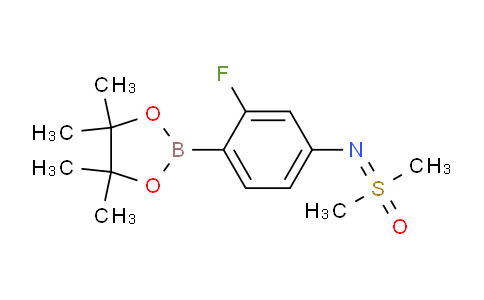 BP30493 | 1970117-26-0 | ((3-Fluoro-4-(4,4,5,5-tetramethyl-1,3,2-dioxaborolan-2-yl)phenyl)imino)dimethyl-l6-sulfanone