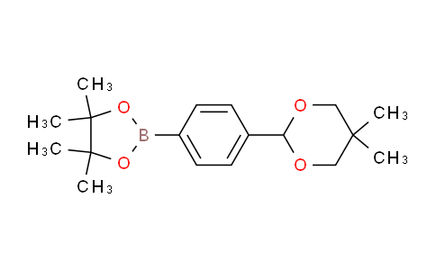 2-(4-(5,5-Dimethyl-1,3-dioxan-2-yl)phenyl)-4,4,5,5-tetramethyl-1,3,2-dioxaborolane