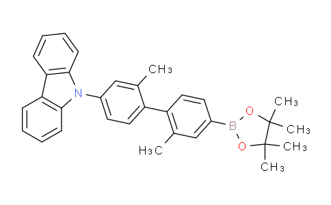 9-(2,2'-Dimethyl-4'-(4,4,5,5-tetramethyl-1,3,2-dioxaborolan-2-yl)-[1,1'-biphenyl]-4-yl)-9H-carbazole