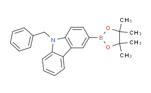 9-Benzyl-3-(4,4,5,5-tetramethyl-1,3,2-dioxaborolan-2-yl)-9h-carbazole