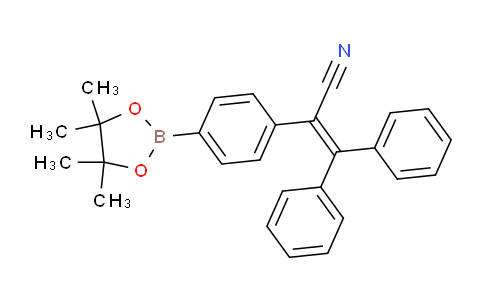 3,3-Diphenyl-2-(4-(4,4,5,5-tetramethyl-1,3,2-dioxaborolan-2-yl)phenyl)acrylonitrile
