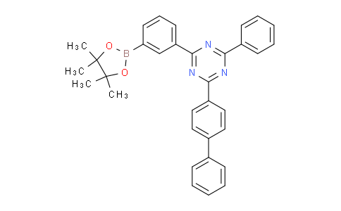 2-([1,1'-Biphenyl]-4-yl)-4-phenyl-6-[3-(4,4,5,5-tetramethyl-1,3,2-dioxaborolan-2-yl)phenyl]-1,3,5-triazine