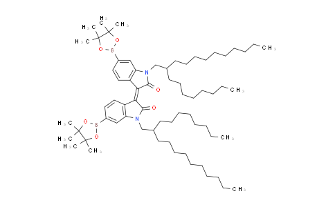 BP30593 | 1563062-80-5 | N,N'-Bis(2-octyldodecyl)-6,6'-bis(4,4,5,5-tetramethyl-1,3,2-dioxaborolan-2-yl)isoindigo