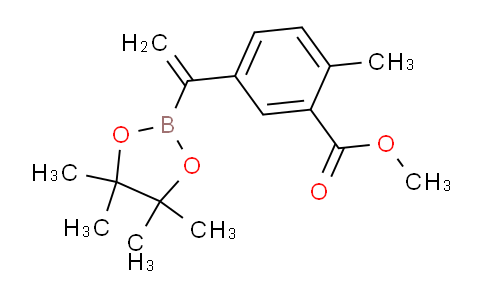 Methyl 2-methyl-5-(1-(4,4,5,5-tetramethyl-1,3,2-dioxaborolan-2-yl)vinyl)benzoate