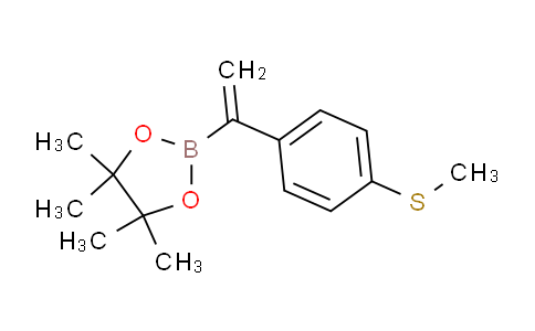4,4,5,5-Tetramethyl-2-(1-(4-(methylthio)phenyl)vinyl)-1,3,2-dioxaborolane