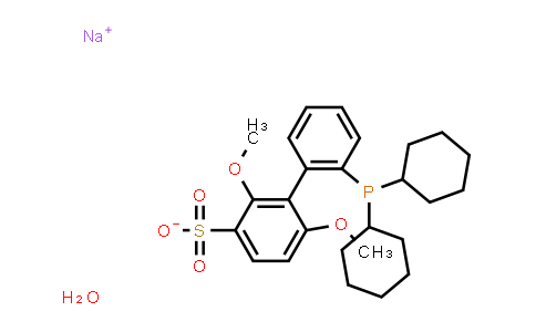 Sodium 2'-dicyclohexylphosphino-2,6-dimethoxy-1,1'-biphenyl-3-sulfonate hydrate