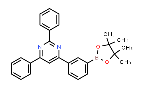 2,4-Diphenyl-6-(3-(4,4,5,5-tetramethyl-1,3,2-dioxaborolan-2-YL)phenyl)pyrimidine