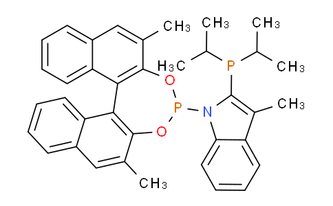 C1C2040 | 952069-21-5 | (S)-2-(双异丙基膦基])-1-(2,6-二甲基二萘酚)二氧杂膦基-3-甲基-吲哚，(S)-Me-iPr-INDOLPhos