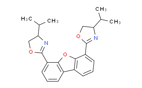 C1N2333 | 409312-96-5 | (4S,4'S)-2,2'-(4,6-Dibenzofurandiyl)bis[4,5-dihydro-4-isopropyloxazole]