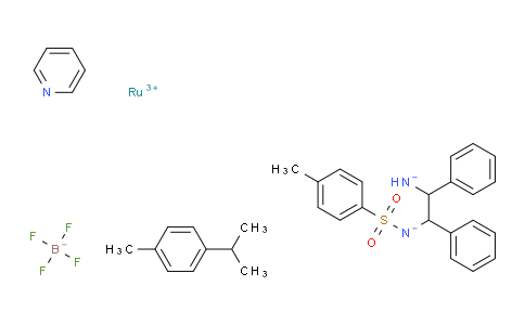 C1N2678 | 1192483-28-5 | {[(1S,2S)-2-amino-1,2-diphenylethyl](4-toluenesulfonyl)amido}(p-cymene)(pyridine)ruthenium(II) tetrafluoroborate,97%
