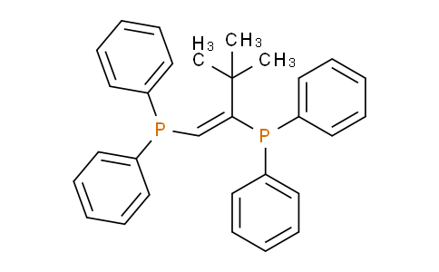 C1S2185 | 66493-16-1 | (Z)-3,3-Dimethyl-1,2-bis(diphenylphosphino)-1-butene