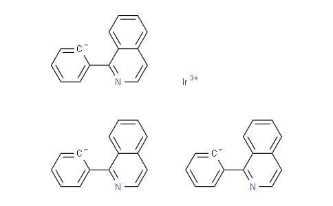 C1S2558 | 435293-93-9 | 트리스[1-페닐이소퀴놀린-C2,N]이리듐(III)