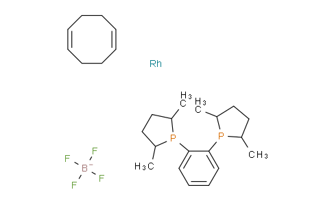 C1S2606 | 205064-10-4 | 1,2-Bis[(2S,5S)-2,5-dimethylphospholano]benzene(cyclooctadiene)rhodium(I) tetrafluoroborate