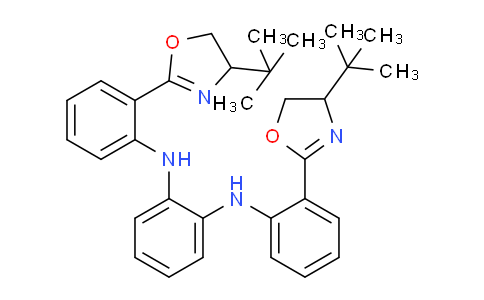 C1T2320 | 1616881-94-7 | Bis-N1,N2-[2-[(4S)-4-(1,1-dimethylethyl)-4,5-dihydro-2-oxazolyl]phenyl]-1,2-benzenediamine