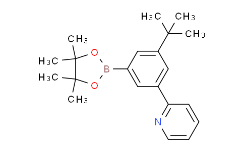 C1T3427 | 1802081-20-4 | 2-(3-(tert-butyl)-5-(4,4,5,5-tetramethyl-1,3,2-dioxaborolan-2-yl)phenyl)pyridine