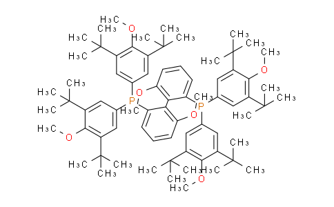 C1Y2211 | 352655-61-9 | (R)-(-)二[双(3,5-二叔丁基-4-甲氧苯基)膦]--6,6'-二甲氧基-1,1'-联苯