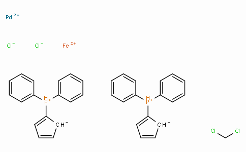 CA00007 | 95464-05-4 | 1,1'-Bis(diphenylphosphino)ferrocene-palladium(II)dichloride dichloromethane complex