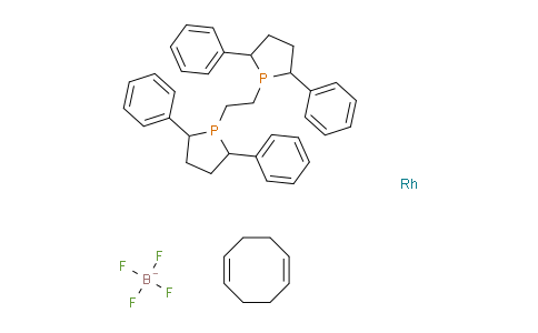 CA12632 | 849950-53-4 | (+)-1,2-双[(2S,5S)-2,5-二苯基膦]乙烷(1,5-环辛二烯)四氟硼酸铑(I)