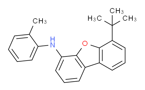 CA12860 | 1609080-12-7 | 4-二苯并呋喃胺,6-(1,1-二甲基乙基)-N-(2-甲基苯基)-