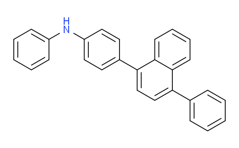 CA12973 | 1345860-71-0 | N-苯基-4-(4-苯基萘-1-基)苯胺