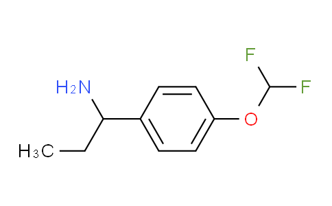 CC11803 | 130339-51-4 | 1-[4-(Difluoromethoxy)phenyl]propan-1-amine