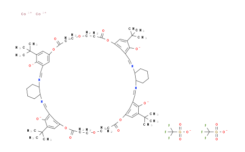 CC12426 | 647036-07-5 | 环状低聚双[(1R,2R)-(+)-1,2-环己烷二氨基-N,N'-双(3,3'-二叔丁基水杨醛)三氟甲烷磺酸钴]-5,5'-双(2-缩乙酯)醚