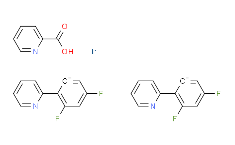 CC12536 | 376367-93-0 | 双(4,6-二氟苯基吡啶-C2,N)吡啶甲酰合铱，FIrpic